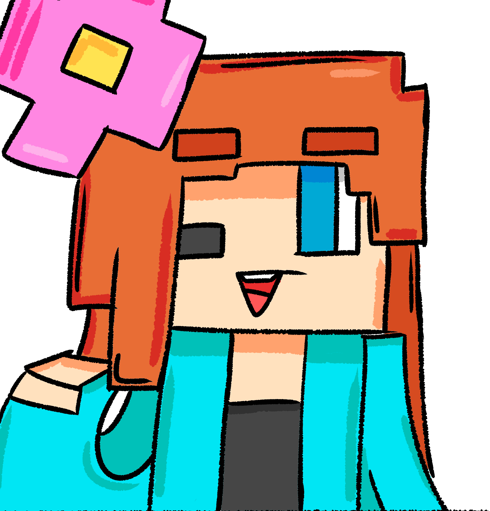 Dibujo OC Minecraft